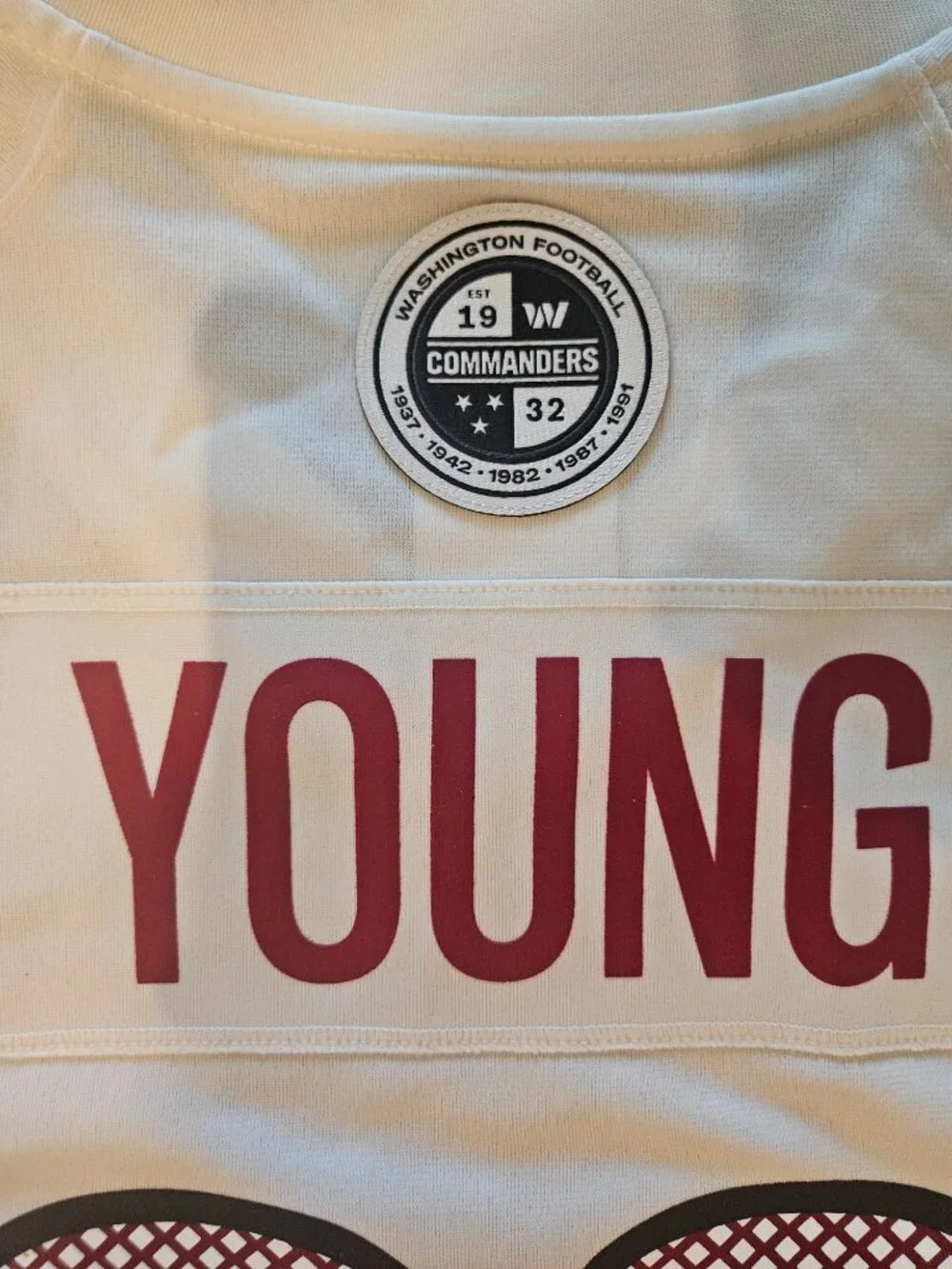 Nike Washington Commanders Jersey Chase Young - White